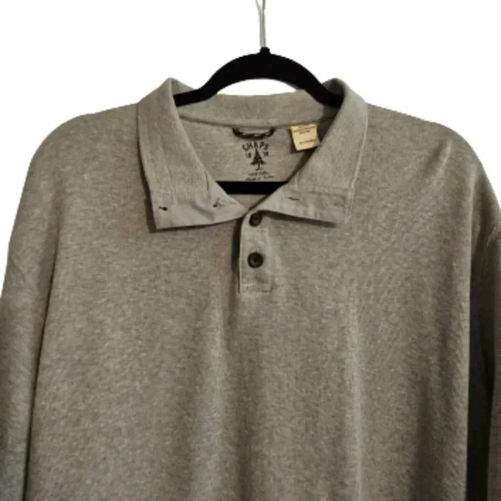 Chaps Men's 1/4 Button Pullover Sweater - Picture 2 of 7